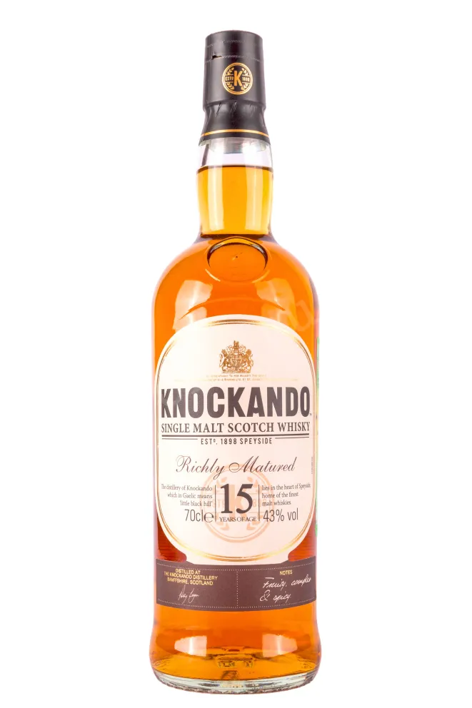 Бутылка Knockando Richly Matured 15 years old in tube 0.7 л