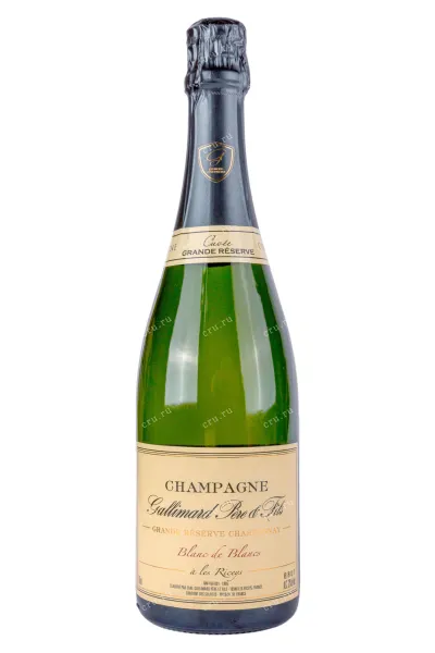 Шампанское Gallimard Cuvee Reserve Chardonnay 2021 0.75 л