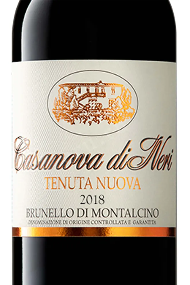 Этикетка Casanova di Neri Brunello di Montalcino Tenuta Nuova 2007 0.75 л