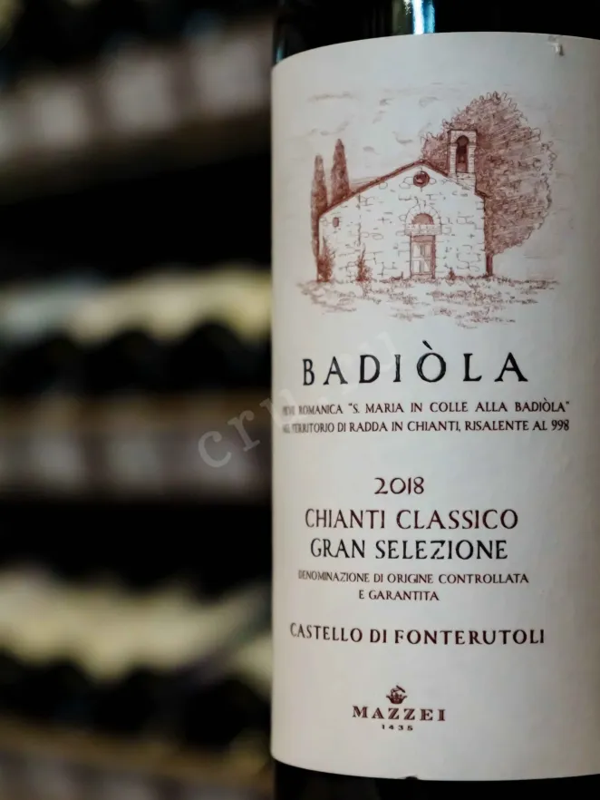 В магазине Крю Профи Chianti Classico Gran Selezione Castello Fonterutoli Badiola 2018 0.75 л