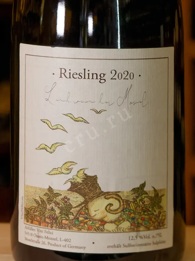 В магазине Крю Профи Vini Felici Riesling 2020 0.75 л