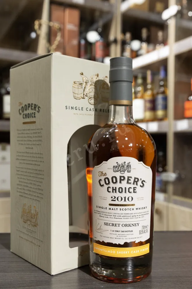 В магазине Крю Профи The Cooper's Choice Secret Orkney Amontillado Sherry Cask Finish in gift box 0.7 л