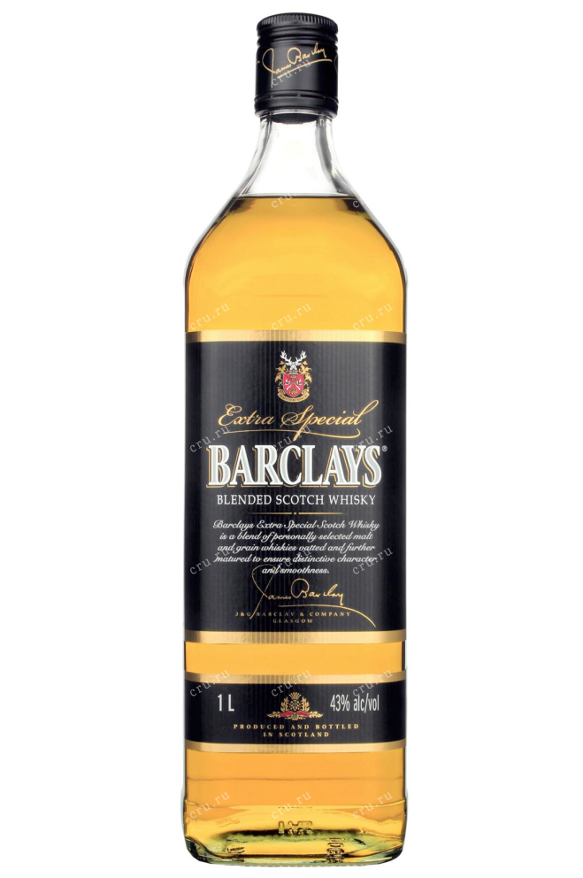 Виски Barclays 3 years  1 л