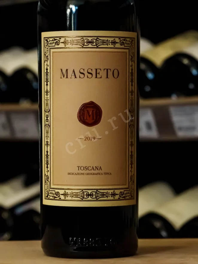 В магазине Крю Профи Masseto Ornellaia wooden box 2019 0.75 л