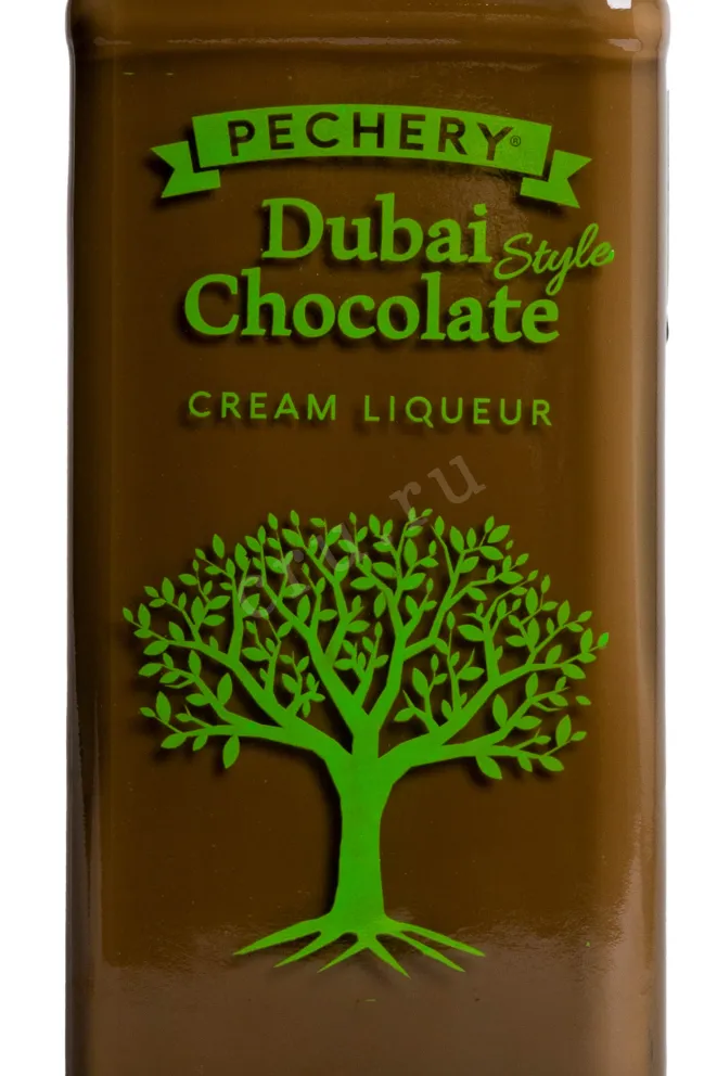 Этикетка Pechery Dubai Chocolate 0.7 л