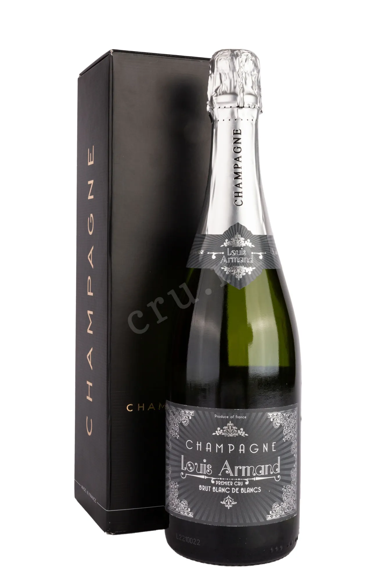 Фото — Шампанское Louis Armand Premier Cru Blanc de Blancs Brut gift box  0.75 л