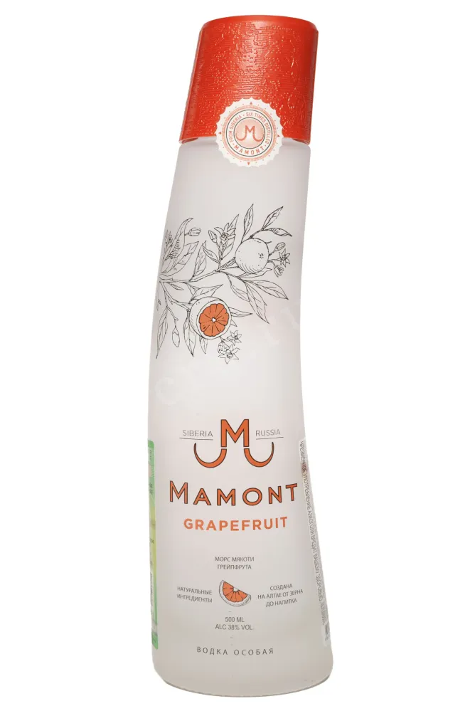 Водка Мамонт Грейпфрут Особая  0.5 л