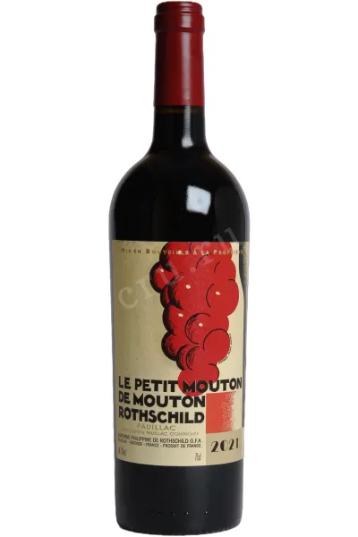 Вино Le Petit Mouton de Mouton Rothschild Pauillac 2021 0.75 л