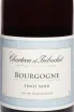 Этикетка Chartron et Trebuchet Bourgogne Pinot Noir  2023 0.75 л