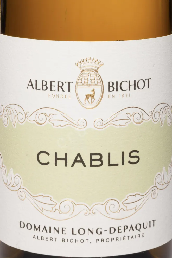 Этикетка Alber Bichot Domaine Long-Depaquit Chablis 2023 0.75 л