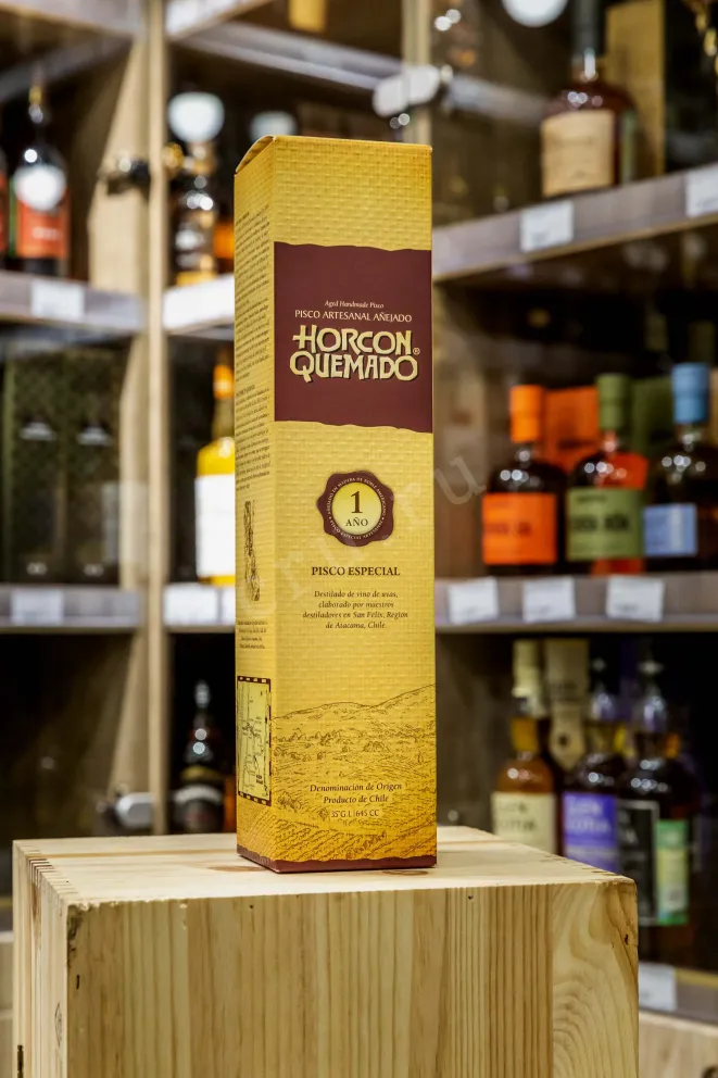 В магазине Крю Профи Horcon Quemado Pisco Especial 1 Ano gift box 0.645 л