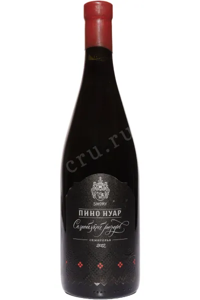 Вино Сикоры Семейный Резерв Пино Нуар Семигорье 2022 0.75 л