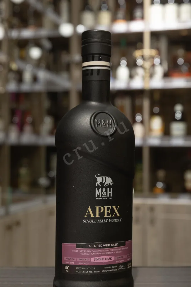 В магазине Крю Профи M & H Apex Single Cask Fortified Red Wine Cask gift box 0.7 л