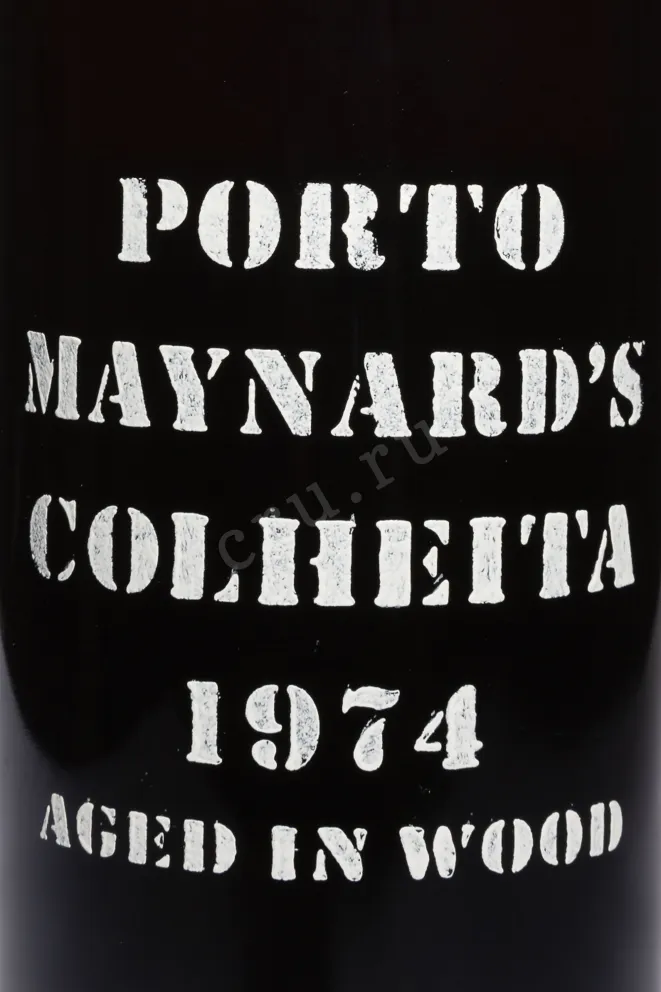 Этикетка Maynard’s Colheita in wooden box 1974 0.75 л