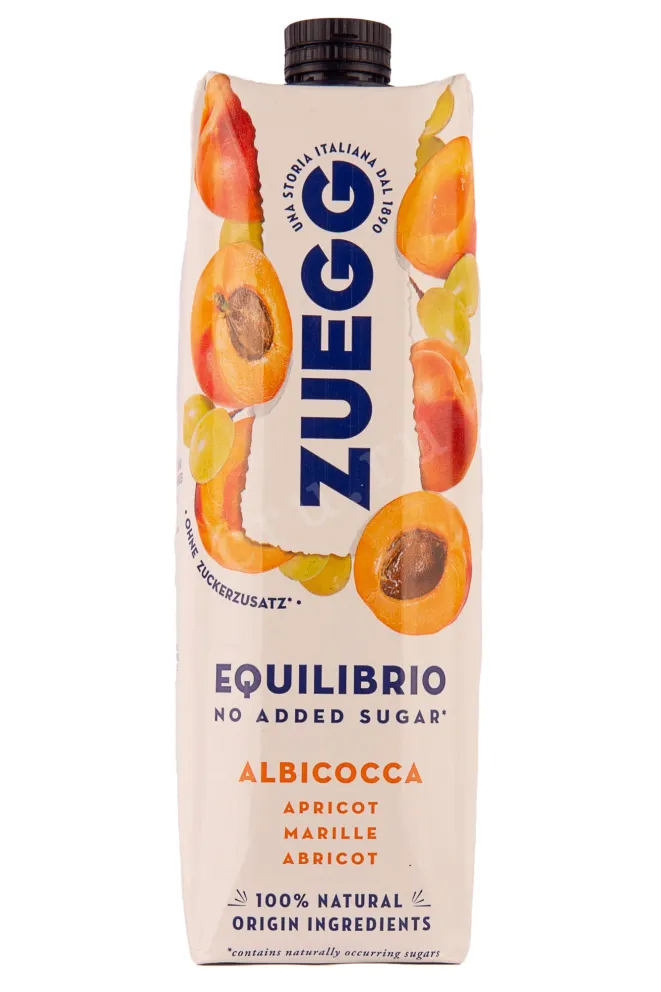 Сок Zuegg Equilibrio albicocca no added sugar  1 л