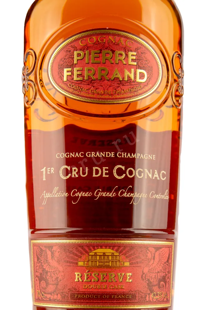 Этикетка коньяка Пьер Ферран Резерв 4 года 0,7