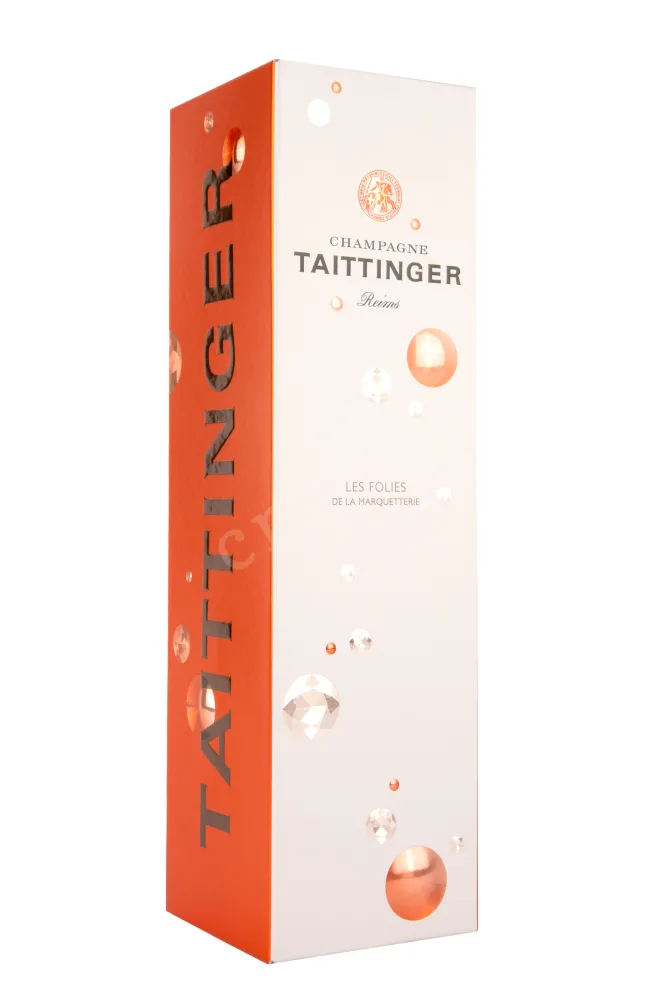 Подарочная коробка шампанского Тэтенжэ Ле Фоли де ля Маркетри Брют 0,75