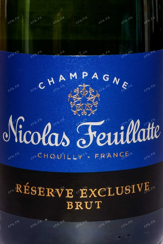 Этикетка  Nicolas Feuillatte Brut Reserve Exclusive 2018 0.375 л