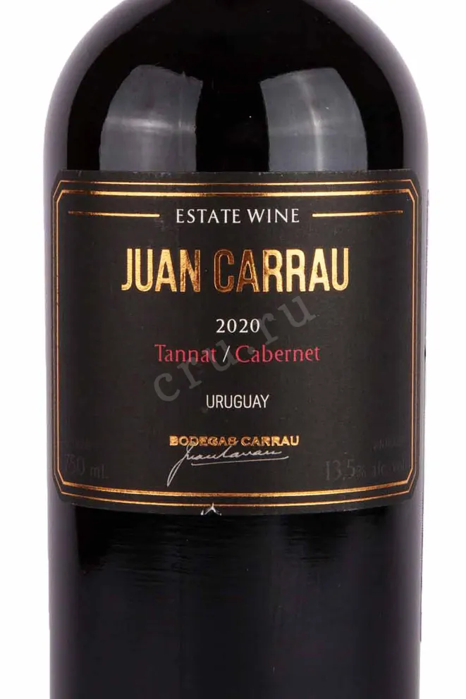 Этикетка Juan Carrau Gran Reserva Tannat-Cabernet 2020 0.75 л