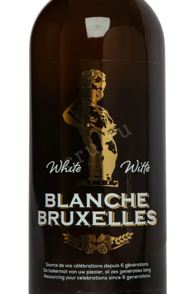 Этикетка Blanche de Bruxelles 0.75 л