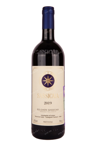 Вино Sassicaia Bolgheri 2019 0.75 л