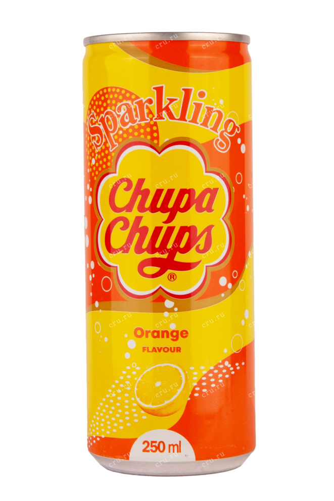 Газированный напиток Chupa Chups Orange Железная банка 0.25 л