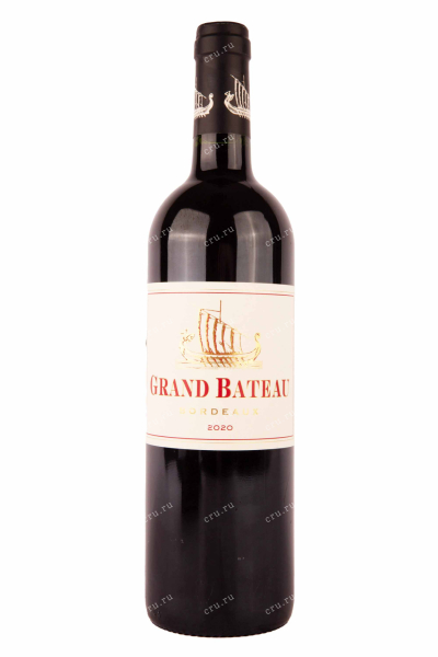 Вино Grand Bateau Bordeaux 2020 0.75 л