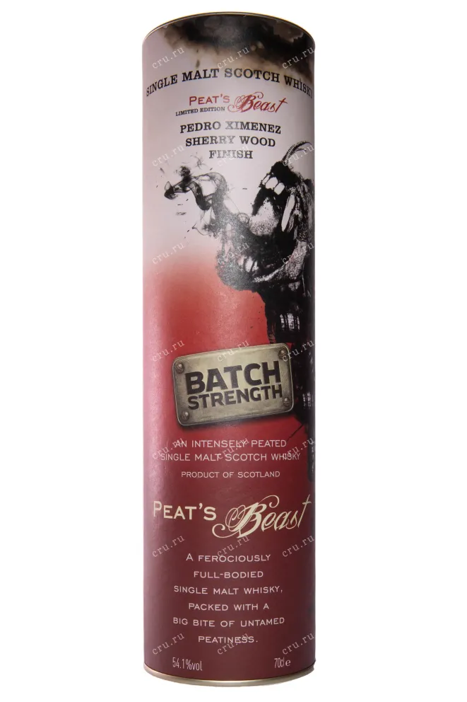 Туба Peat's Beast Single Malt Batch Strength in tube 0.7 л