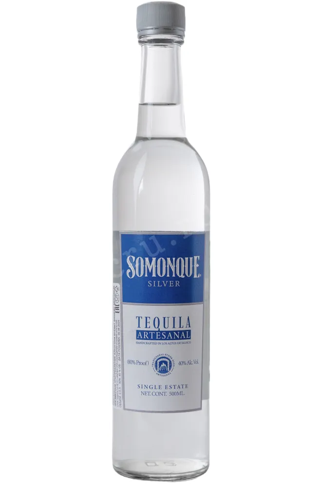 Текила Artesanal Somonque Silver 2025 0.5 л
