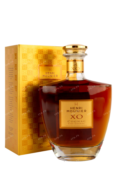 Коньяк Henri Mounier XO carafe in gift box  Grande Champagne 0.7 л