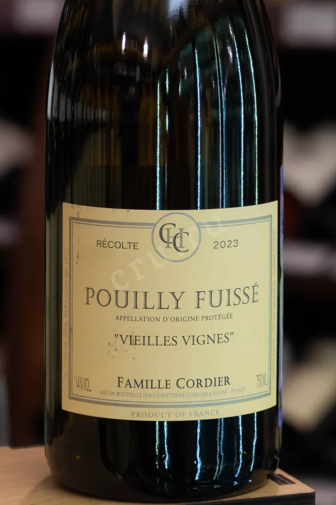 В магазине Крю Профи Famille Cordier Vielles Vignes Pouilly Fuisse AOC 2023 0.75 л