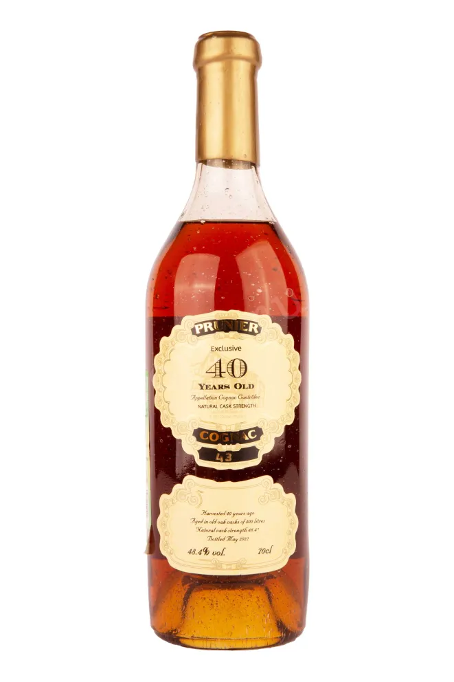 Бутылка Prunier 40 years 0.7 л