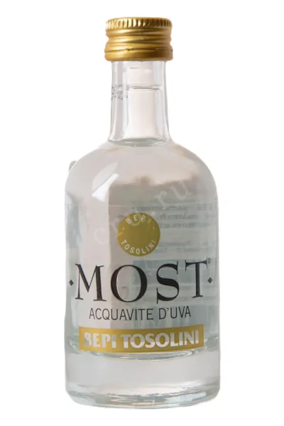 Дистиллят Bepi Tosolini Acquavite D'uva Most  0.05 л