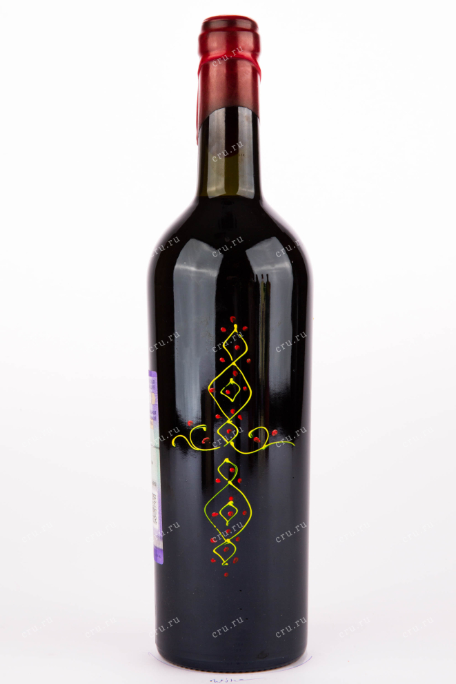 Бутылка вина Галерея от Гиневана Красное Полусладкое 0.75 оборотная сторона