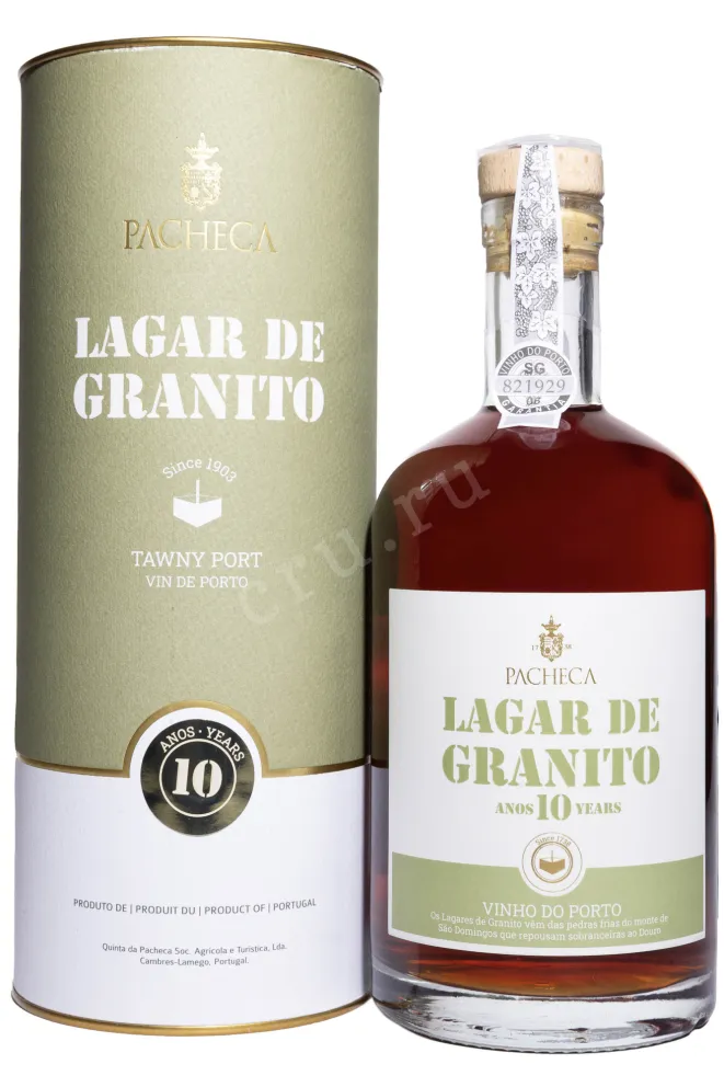 Портвейн Pacheca Lagar De Granito 10 Years Old in tube 2014 0.75 л