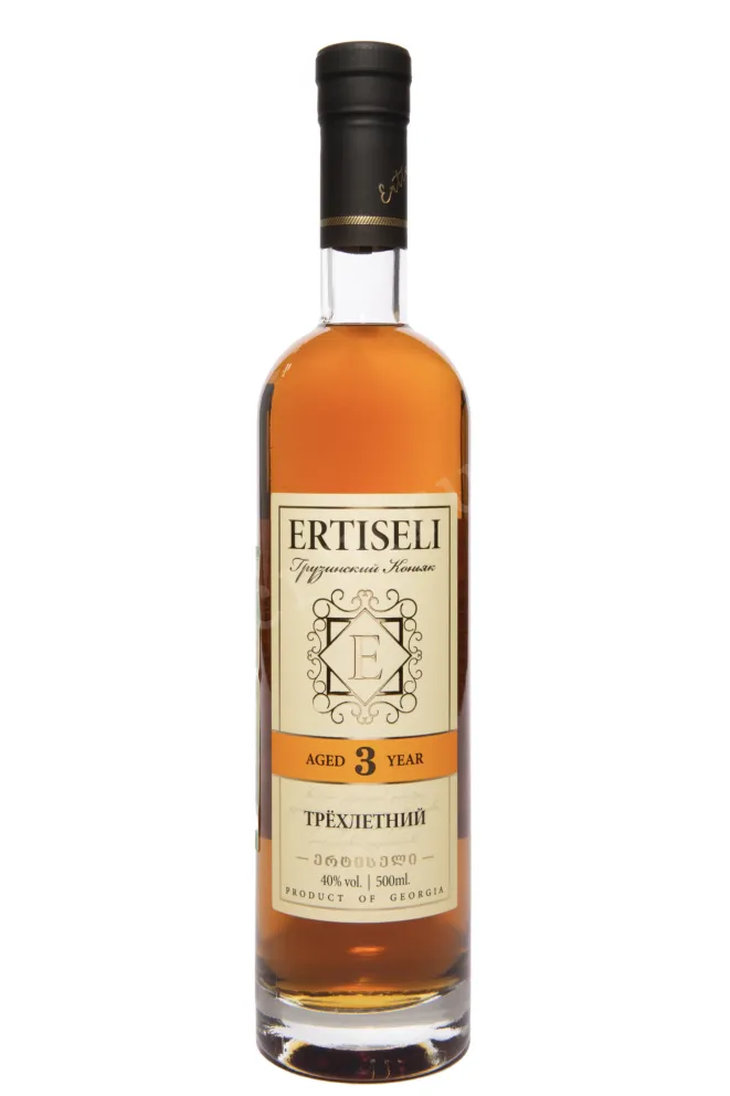 Коньяк Эртисели Трехлетний  0.5 л
