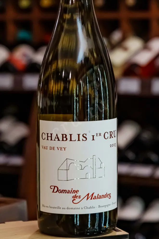 В магазине Крю Профи Domaine des Malandes Chablis Premier Cru Vau de Vey 2023 0.75 л