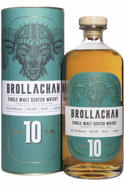 Виски Brollachan 10 Years Old Oak Cask in tube  0.7 л