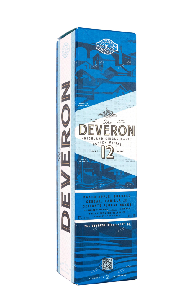Подарочная коробка Deveron 12 years gift box 0.7 л