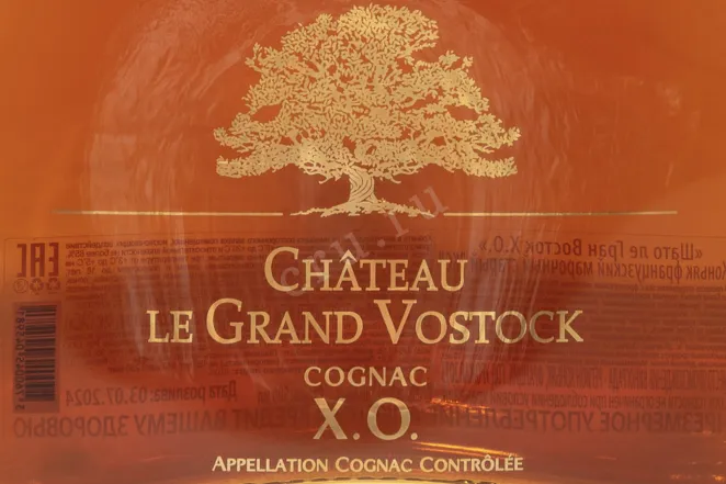 Этикетка Chateau Le Grand Vostock XO 2013 0.5 л