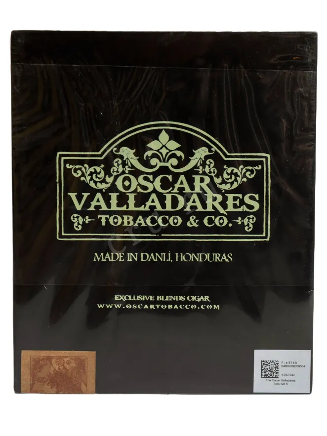 Контрэтикетка Oscar Valladares Sampler Toro Set *6