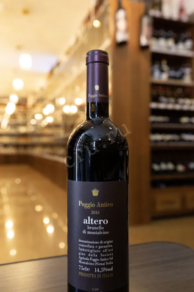 В магазине Крю Профи Poggio Antico Altero Brunello di Montalcino Reserva 2016 0.75 л