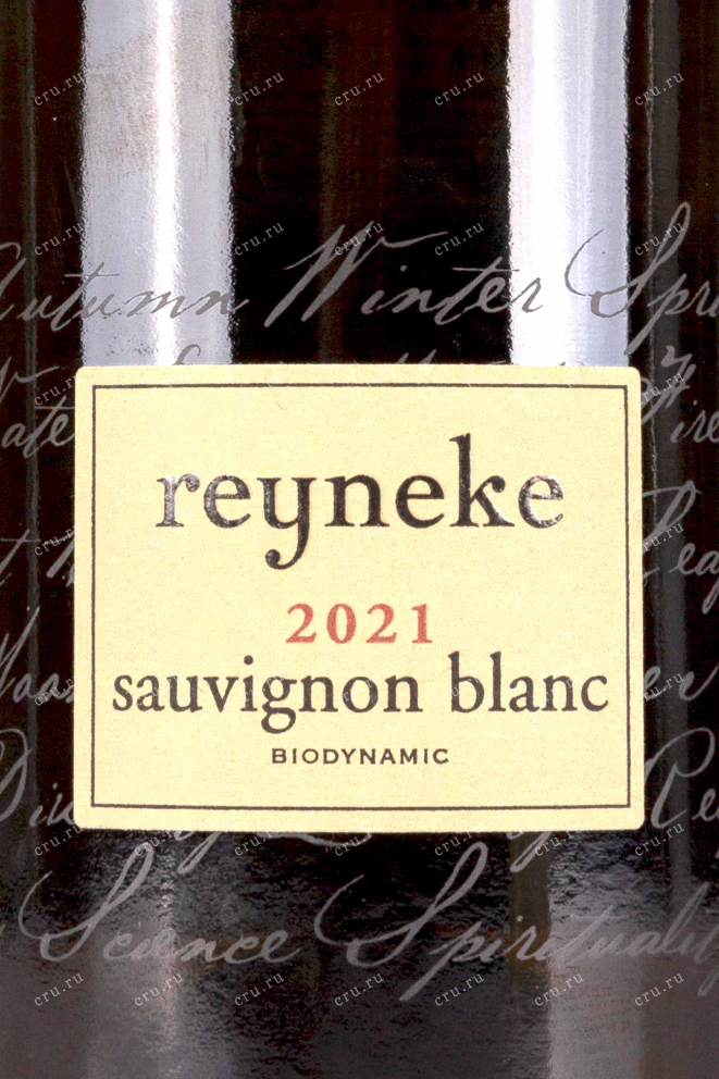 Этикетка Reyneke Sauvignon Blanc 2021 0.75 л