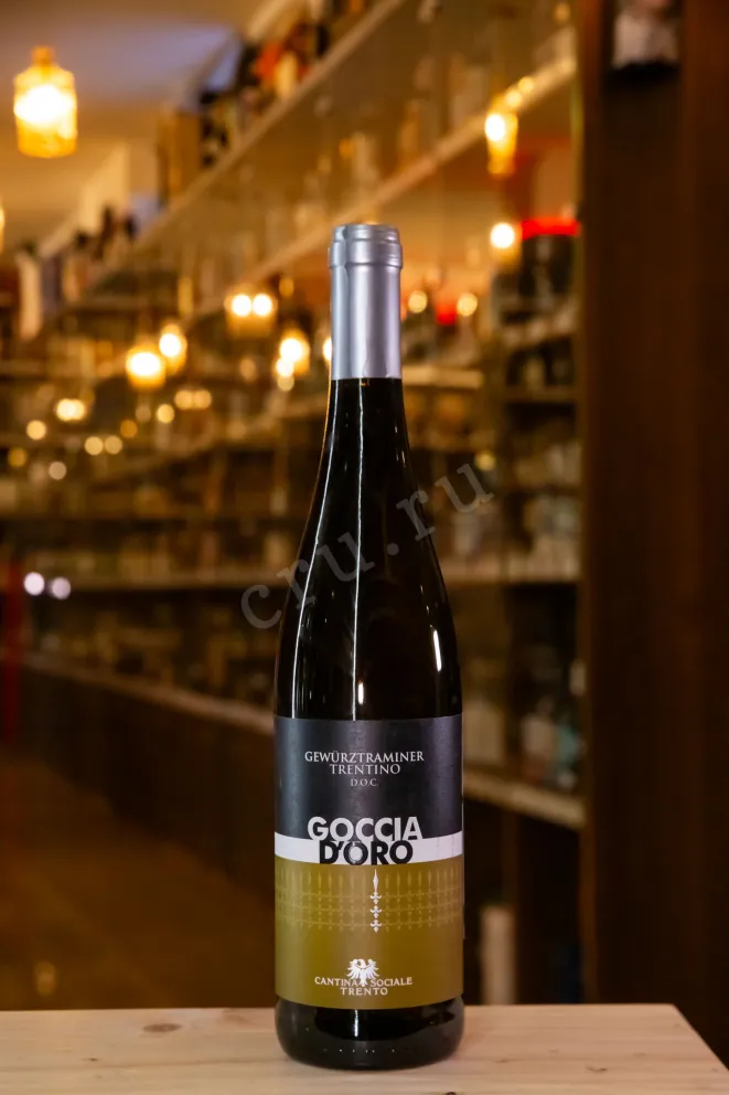 В магазине Крю Профи Cantina di Trento Goccia D'Oro Gweurztraminer Trentino DOC 2023 0.75 л