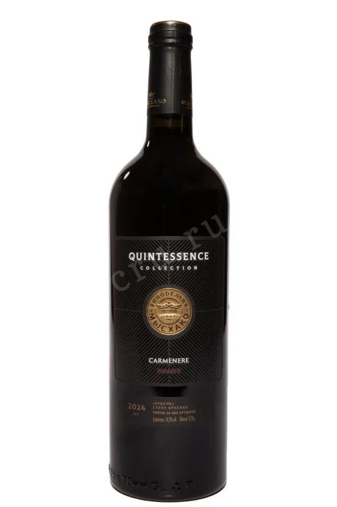 Вино Мысхако Квинтэссенция Карменер 2022 0.75 л