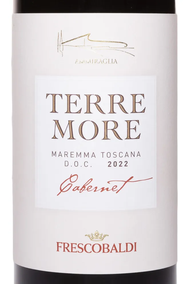 Этикетка Frescobaldi Terre More dell Ammiraglia Maremma Toscana 2022 0.75 л