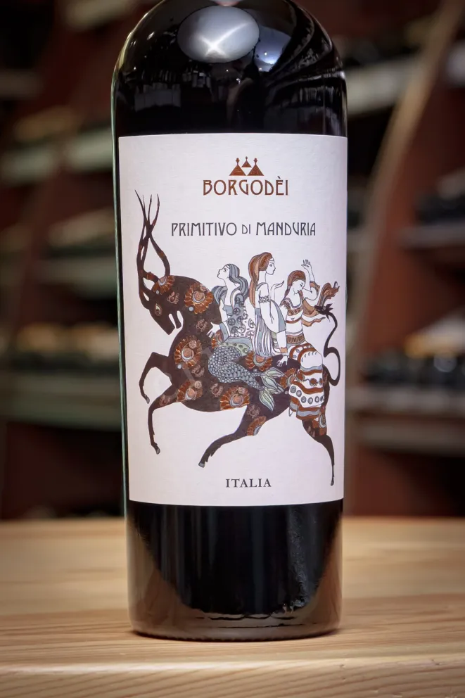 В магазине Крю Профи Orion Wines Borgodei Primitivo di Manduria 2024 0.75 л