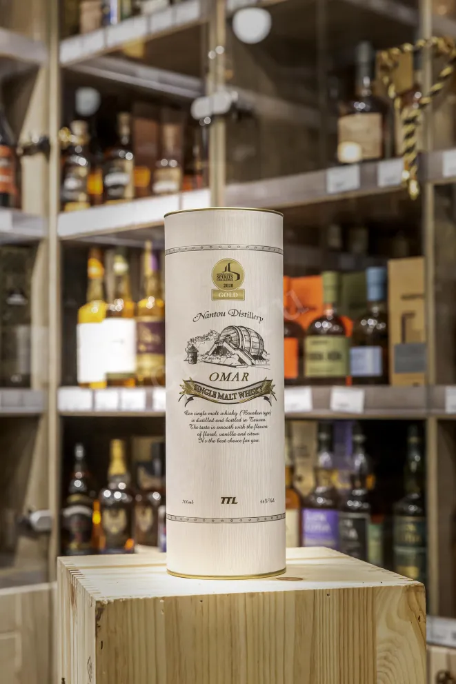 В магазине Крю Профи Omar Single Malt Bourbon Type in tube 0.7 л