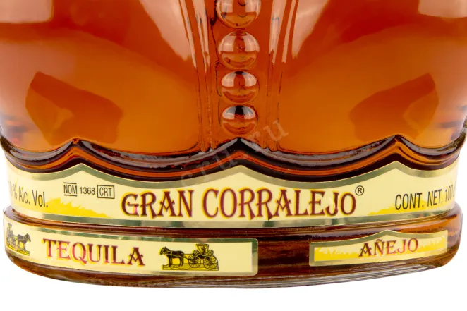 Этикетка текилы Корона Гран Корралехо Аньехо 1,0