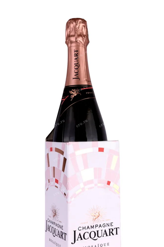 В подарочной коробке Jacquart Rose Mosaique gift box 2018 0.75 л